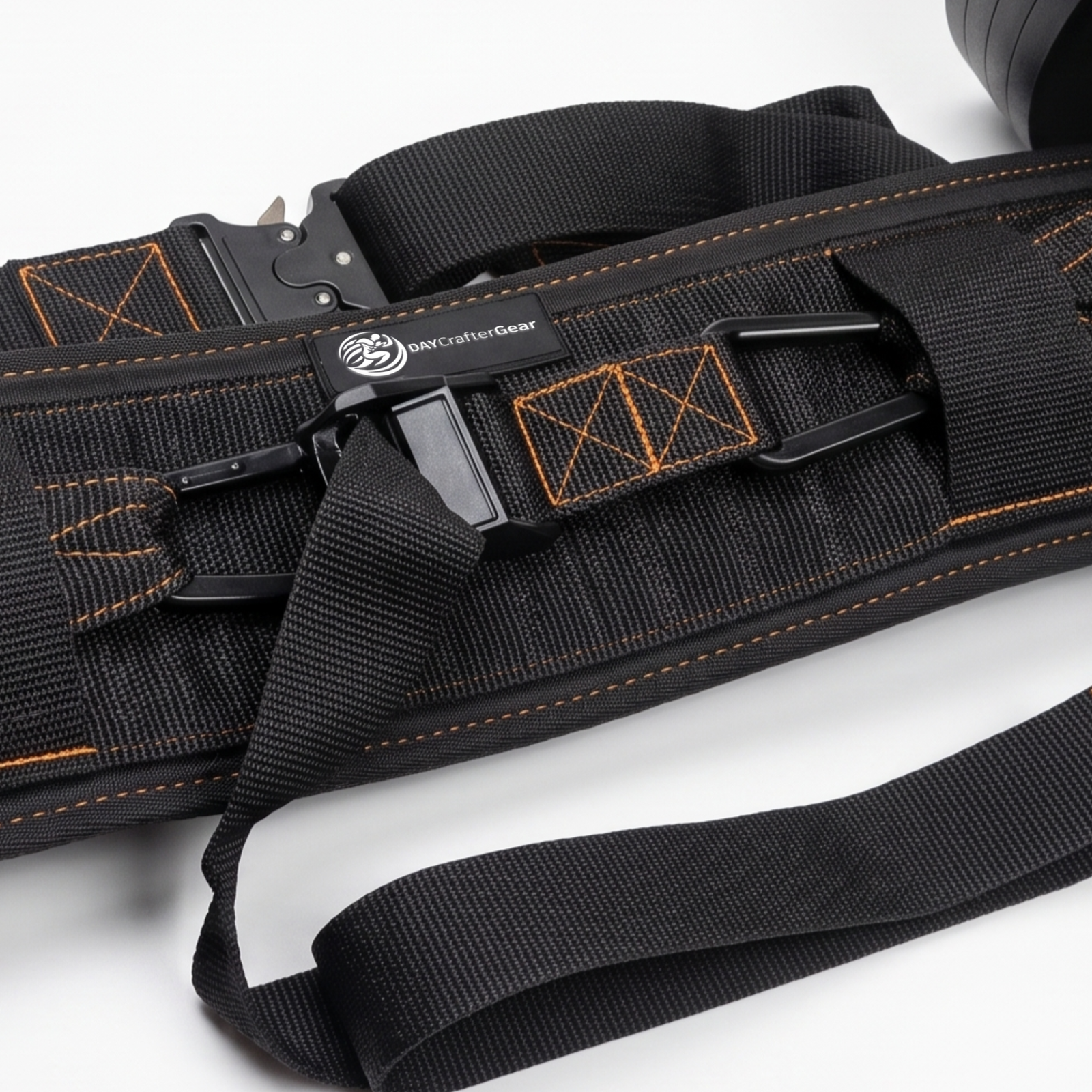 DAY-X Cam Buckle and Forge-Lock 8mm carabiner detail